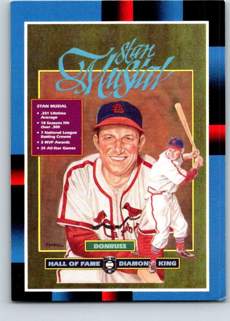 Amazon.com: 1988 Donruss #641 Stan Musial Puzzle NM-MT Cardinals