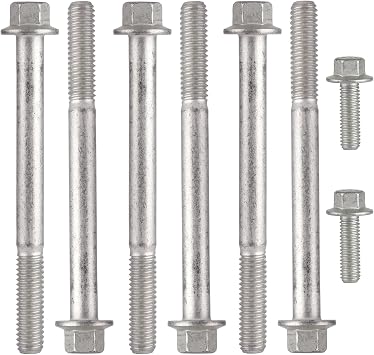 Water Pump & Thermostat Housing Bolt Kit Fits for 1997-2014 LS Series engines LSX LS1 LS2 LS3 LS6 LS7 LS9 LQ4 LQ9,5.3L 6.0L 6.2L thermostat shell bolts