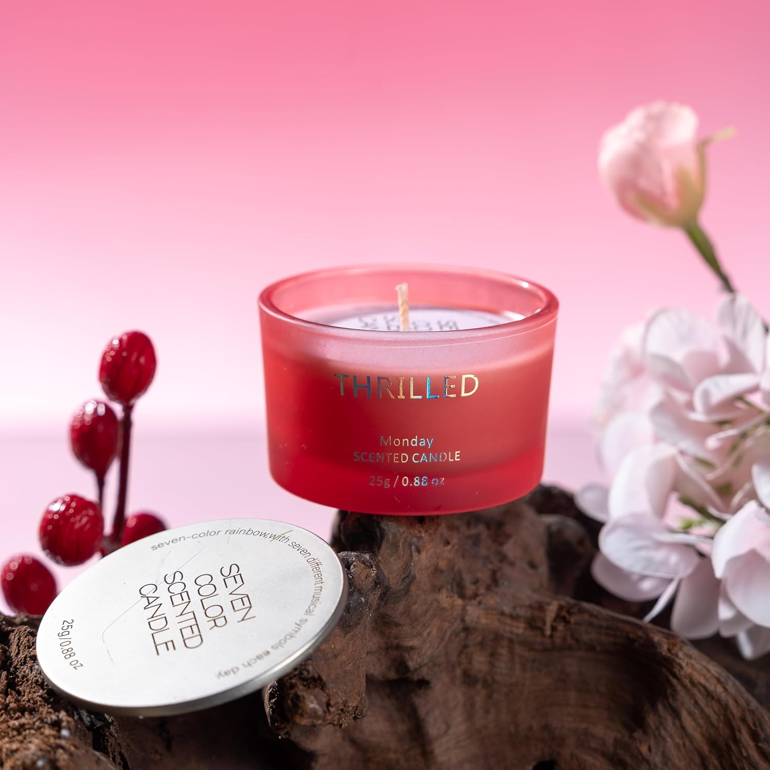 7-Day Rainbow Candle Set – The Perfect Mother's Day Candle Gift | Self-Care and Stress Relief Aromatherapy Candles - Family Relaxation Candle Set | Customers' Favorite Find!