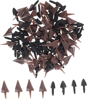 AKOOSY 100pcs DIY Plastic Chicken Beaks Set for Crafting Realistic Animal Toy Mouth Accessories for Doll Decoration and Party Supplies
