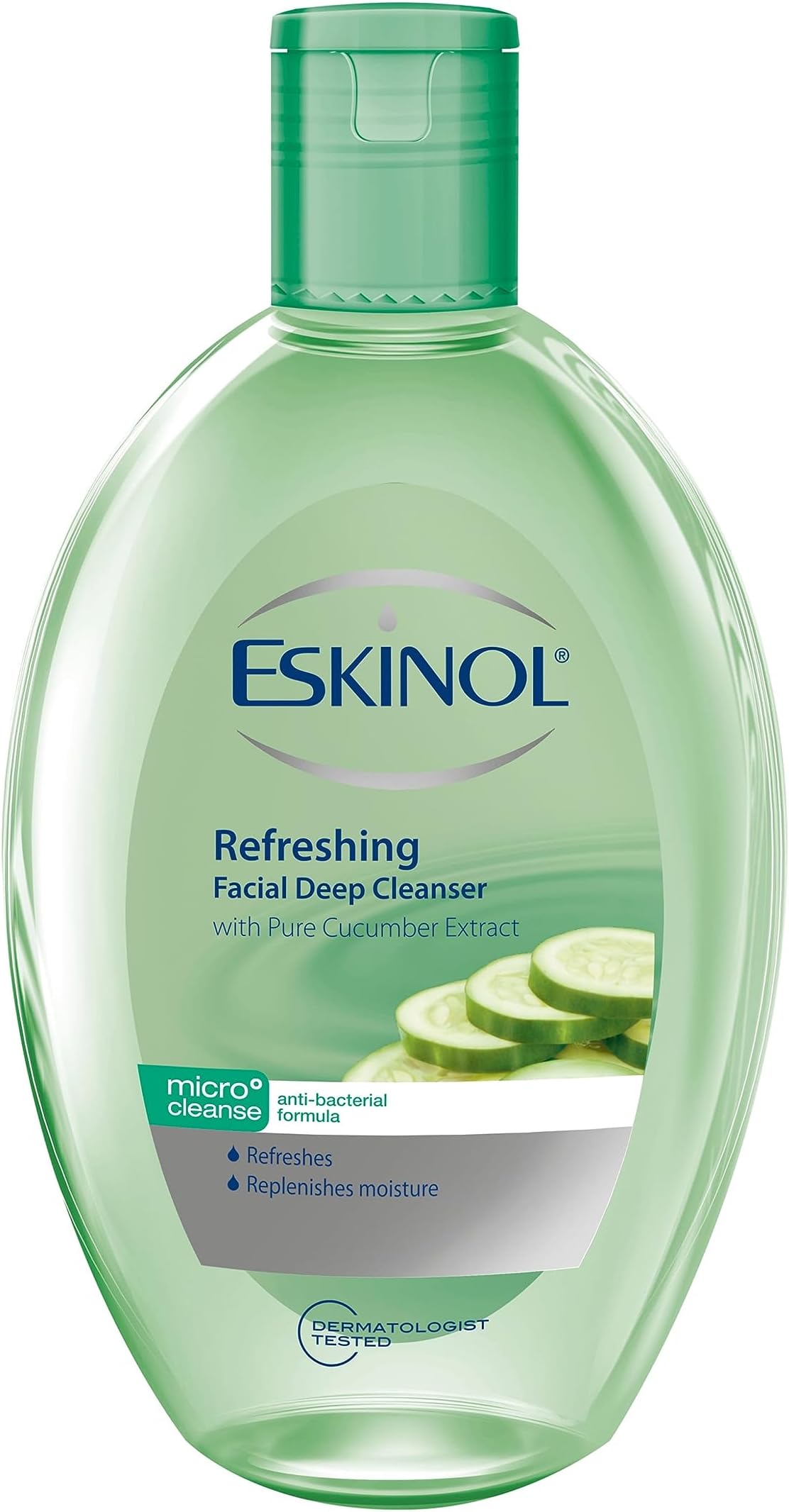 refreshing facial cleanser with pure cucumber extract 225 ml | made in the philippines
