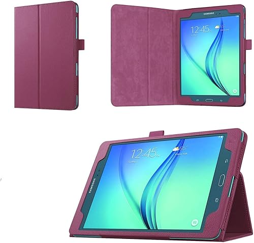 Asng Funda para Samsung Galaxy Tab A 8.0 2015 Funda plegable delgada con función de encendidoapagado automático y lápiz capacitivo para Galaxy Tab