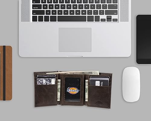 Miniatura 6 de Dickies Cartera triple de cuero para hombre