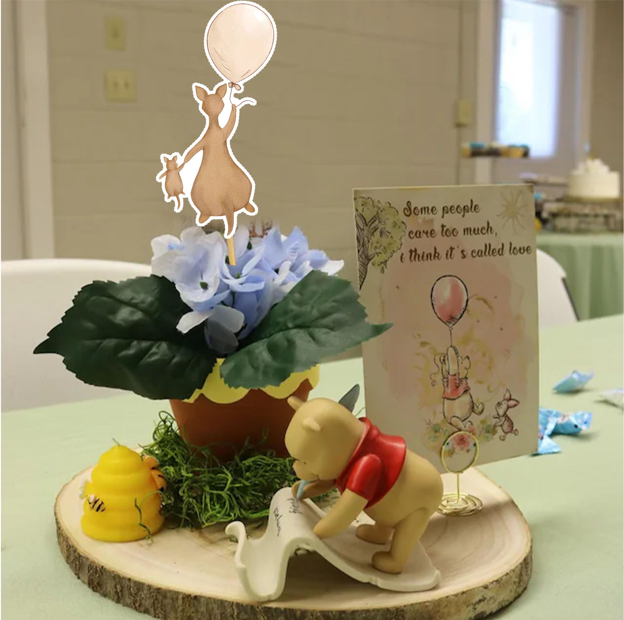 Decoración Baby Shower Centros De Mesa Baby Shower Winnie - Soportes De  Madera - Decoración Temática Oso Temática Oso Winnie, image size:2010x2000