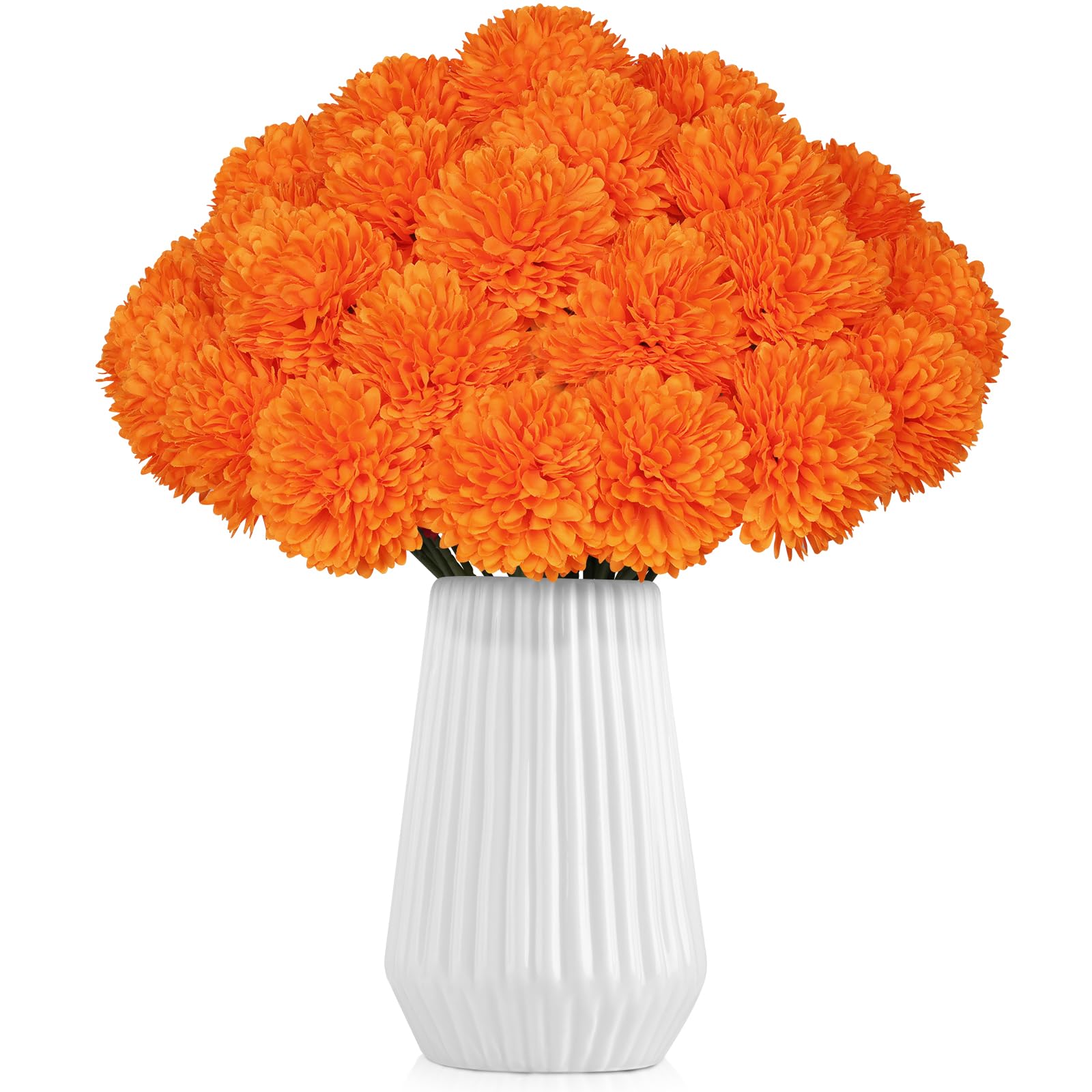 LPREUTWN 36 Pcs Artificial Chrysanthemum Bouquet