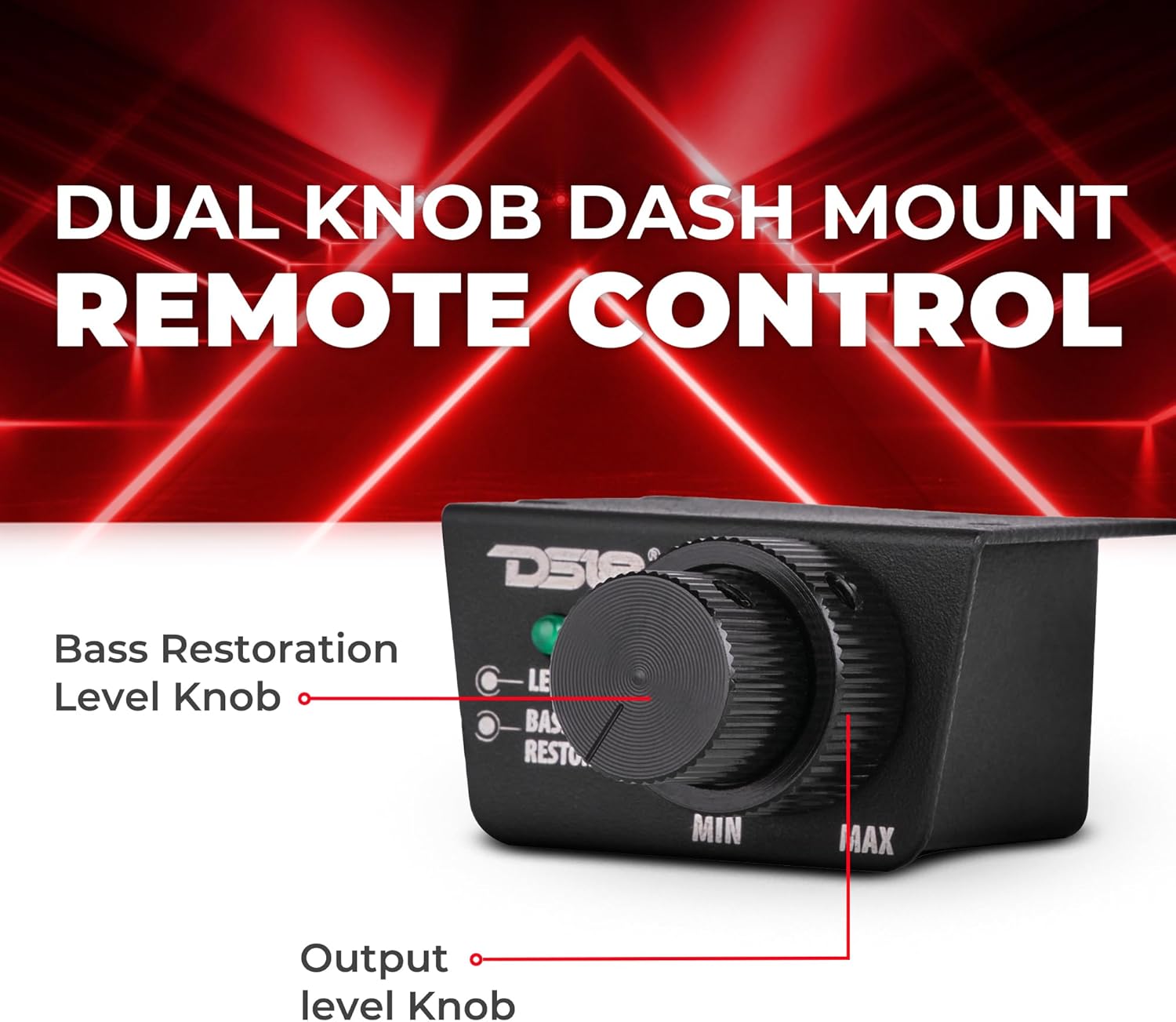 DS18 DBPX200 Digital Bass Processor with Hi to Low Signal Converter & Speaker Emulator, Digital Bass Restoration Processor, 2-Channel Preamp Input/Output, Fully Adjustable Bass (Mexico Design)