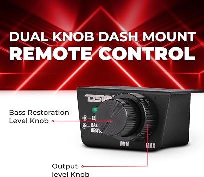 DS18 DBPX200 Digital Bass Processor with Hi to Low Signal Converter & Speaker Emulator, Digital Bass Restoration Processor, 2-Channel Preamp Input/Output, Fully Adjustable Bass