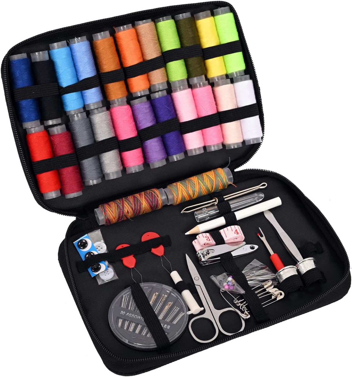 HomePro 95 Pcs Portable Sewing Kit; Ultimate DIY Sewing Solution,95 pcs Portable Sewing Thread Kit Set Quality and Convenience, Comprehensive Sewing Thread Kit Portable Sewing Suppliers for Beginner