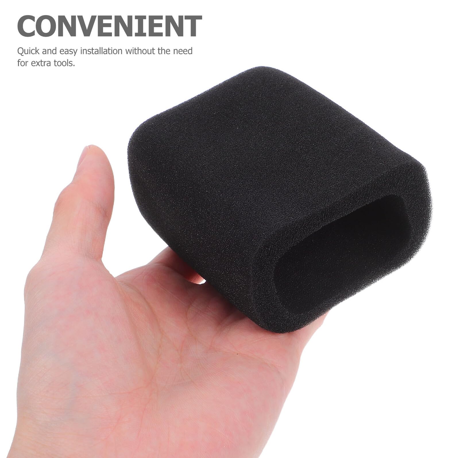 Milisten 3 pièces Lot de Housses Mousse pour Microphone à Main Protection Acoustique Épaisse Anti-bruit et Protection pour Scène et Karaoké