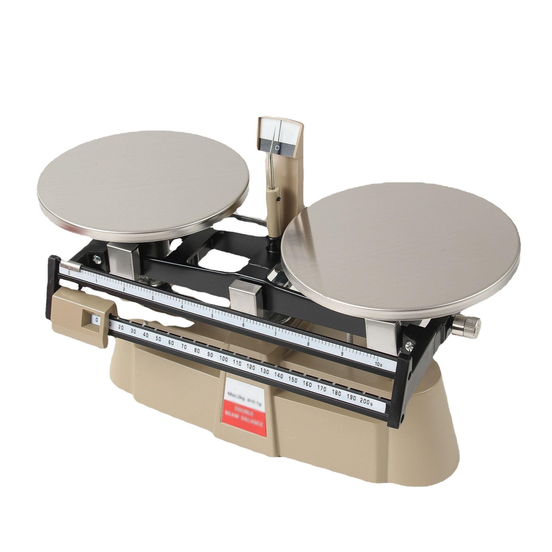 Báscula Analítica De Laboratorio Con Doble Platillo, Balanza Mecánica De Precisión Con Doble Platillo, Incluye 4 Pesas,rango De Pesaje: 0,1 G-2000 G,alta Precisión: 0,1 G,diámetro Del Platillo:15 CM