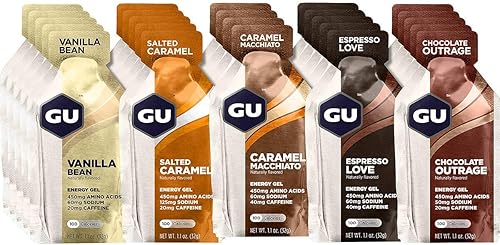 GU Energy Labs Nutrición Original Gel energizante para deportes, 1, 1