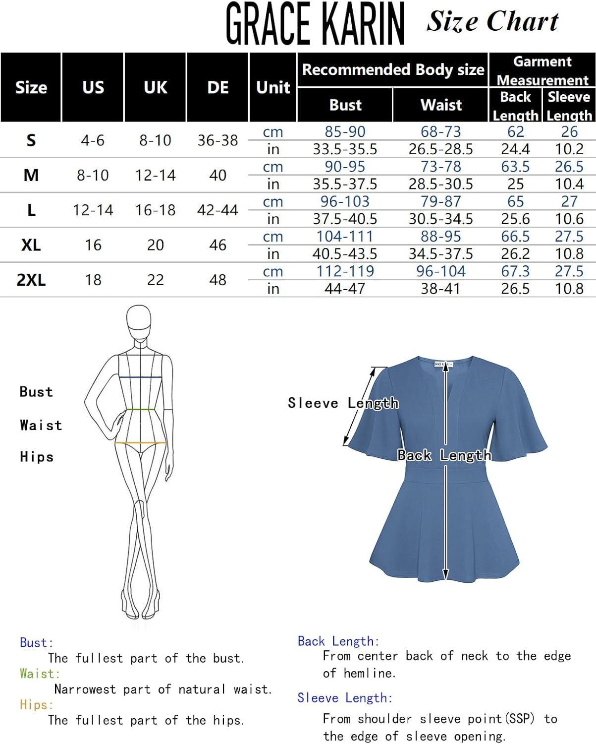 GRACE KARIN Dames zomer V-hals wikkelblouse elegante cape GRACE KARIN Dames zomer V-hals wikkelblouse elegante cape