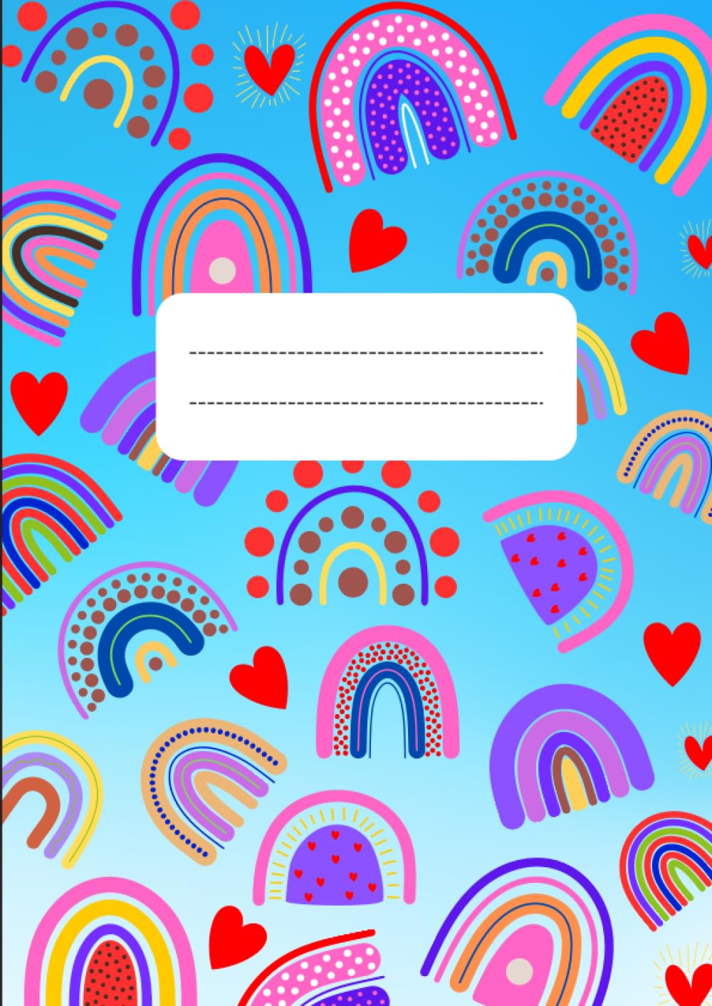 Half Lined Half Blank Exercise Book A4: 100 Pages (Half Lined Half Blank) - Exercise Book for Any Drawing or Writing Activities - A4 Size: 8.27 x 11.69 in (21 x 29.7 cm)