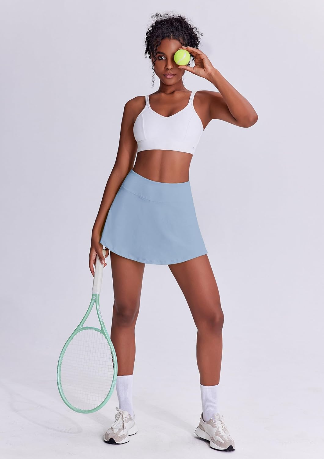 PINSPARK Tennis Skirts for Women Pleated Athletic Skort Lightweight Golf Skirts with Shorts Pocket Workout Pickleball - Image 5