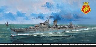 プラモデル FH1108 1/700 HMS巡洋艦アキレス 1939年