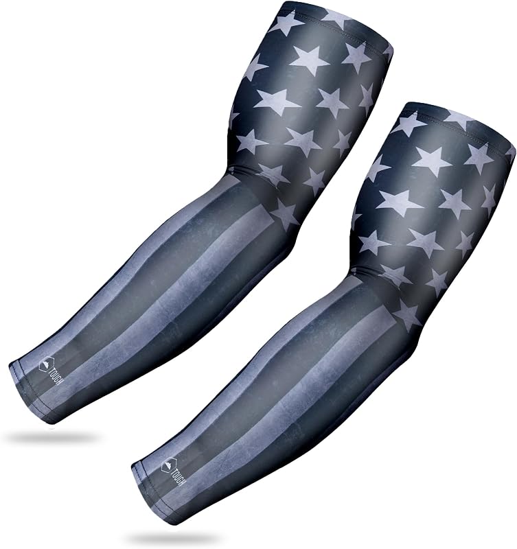 Tough Outdoors Baseball Arm Sleeve Youth & Adults - Compression Arm Sleeves for Kids Boys & Girls Men & Women - Football