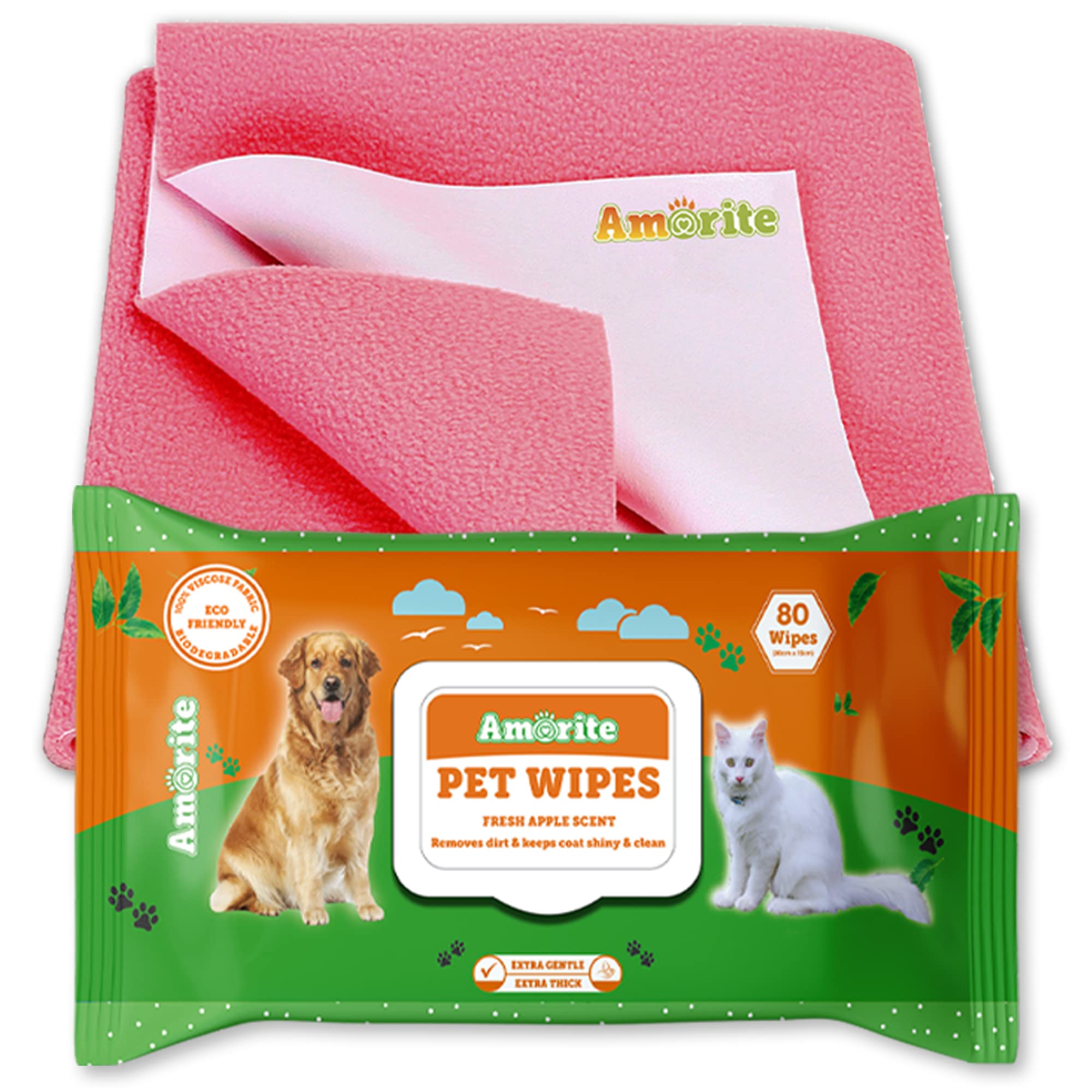 Amorite Reusable Washable Pee Pads-Puppies Washable Dog/Cat Diapers Salmon Rose with Pet Wipes Dog, Cat Pet Mat (B0BC8ZSQD1) Amazon Price History, Amazon Price Tracker