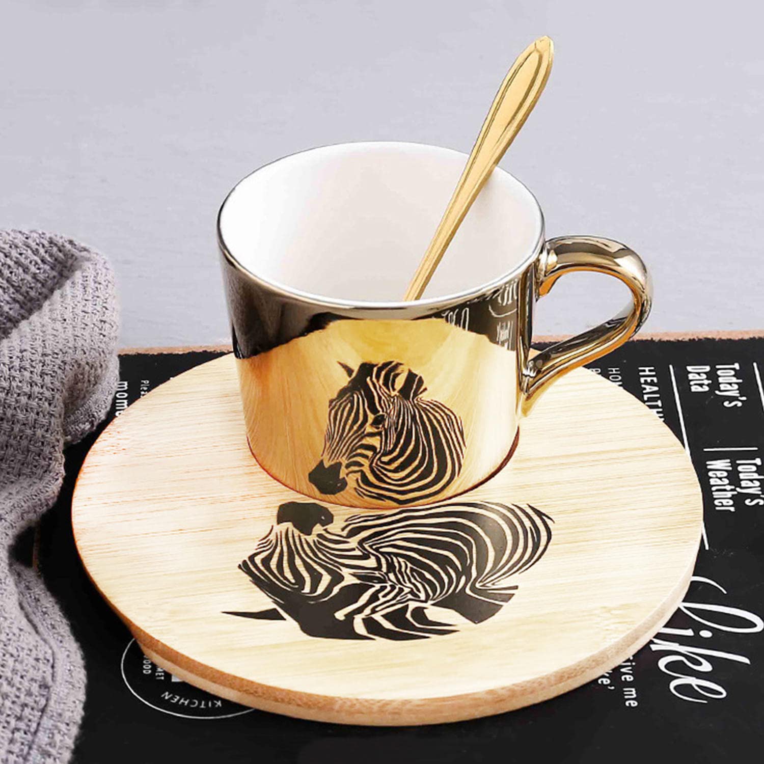 Tasse à Café Portable En Acier Miroir Debout - Tasse Voyage Neuve - Finition Brillante