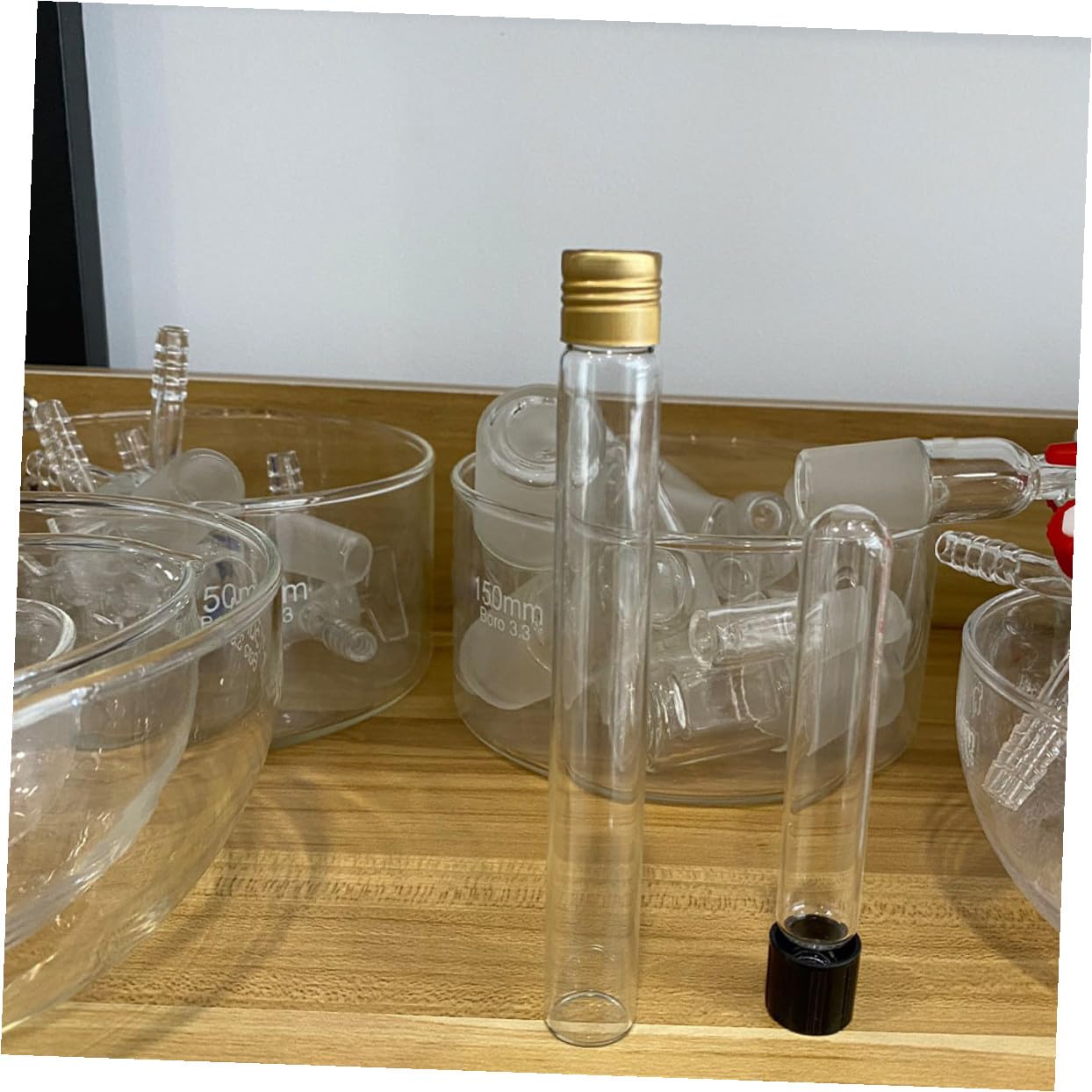 Luxshiny 20pezzi Pz Provette Trasparenti Con Tappi Vite Provetta Da Laboratorio Per Campioni Misurazioni Precise e Alta Trasparenza e Chimicamente Sicura