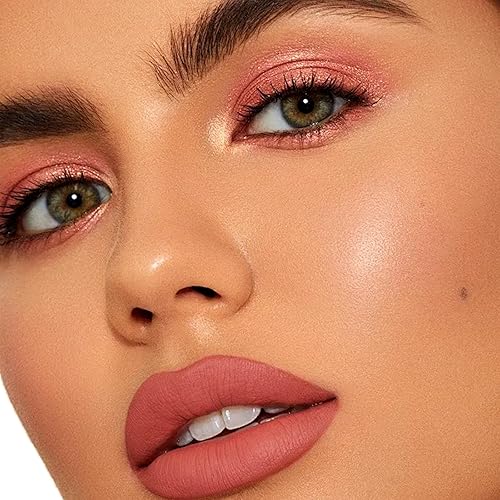 Miniatura 7 de Ponhey Paleta de sombra de ojos con reflejos de 4 colores, paleta de maquillaje facial, cosméticos, colores mate brillantes, paleta de maquillaje de