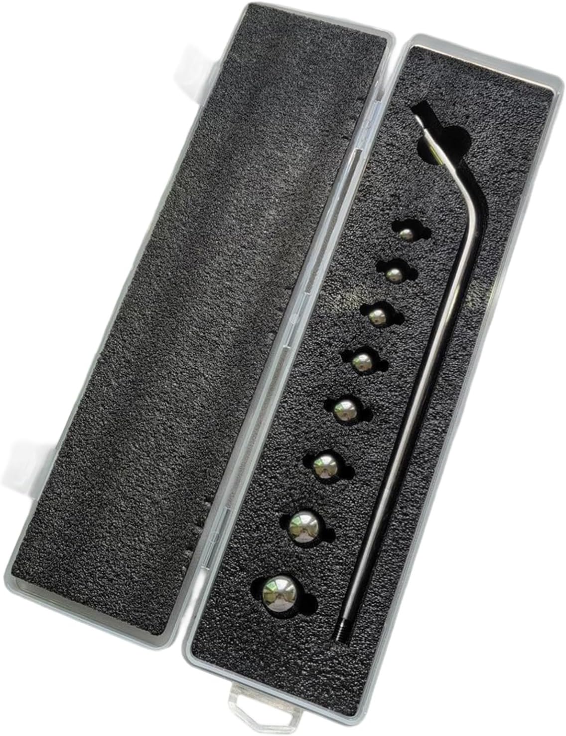 Aurgiarme 楽器のメンテナンスと形状修復のための8本のボールメタルロッドを備えたプロ仕様のサックスデントセット