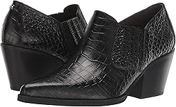 Leather de Estampado en relieve de Estampado en relieve de cocodrilos de Kenia negra