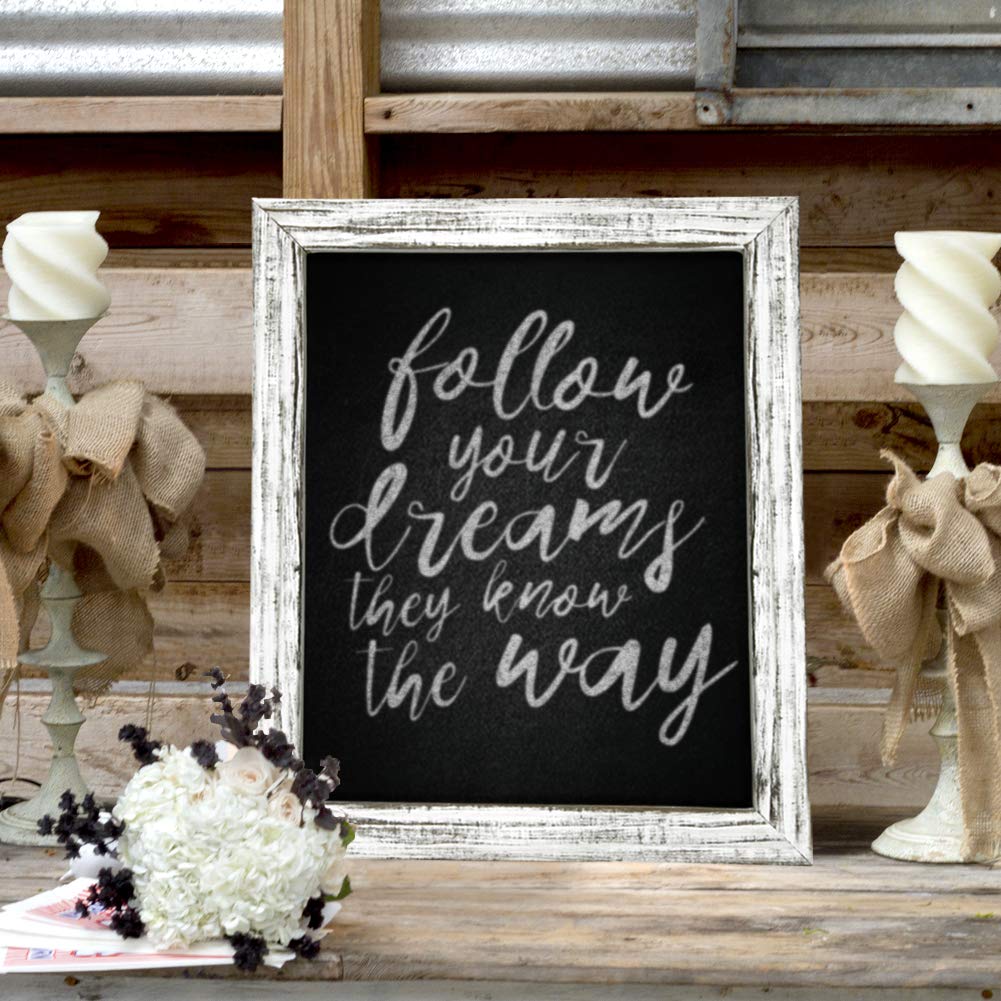 Buy 6 Sizes/4 Colors Rustic Chalkboard Sign for Weddings,