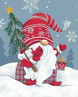 2022 Christmas Winter Velvet Linen Canvas Painting 79 58 Cm Round Diamond And Ab Diamond In Stock Amazon.com: Diamond Painting Christmas