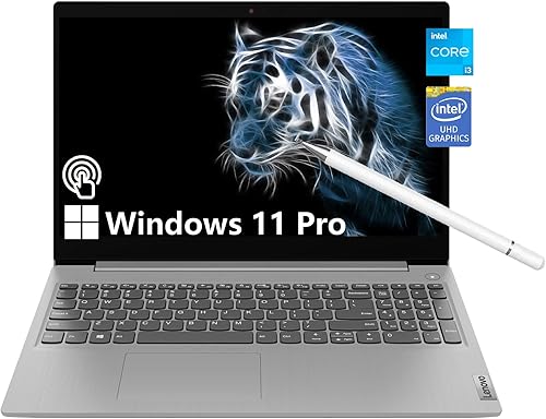 Lenovo IdeaPad 3i Business Laptop pantalla táctil HD de 156 pulgadas Intel Core i3-1115G4 Windows 11 Pro 12 GB de RAM SSD de 512 GB HDMI Dolby Audio