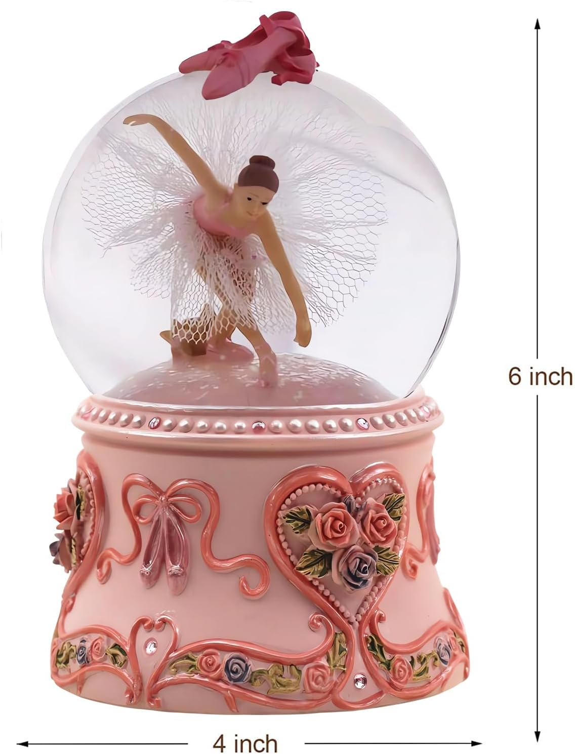Musical Ballerina Snow Globes Lighted Snow Globe, Swan Lake Music Box Ballet Recital Gifts for Girls, Daughter, Granddaughter - Image 5