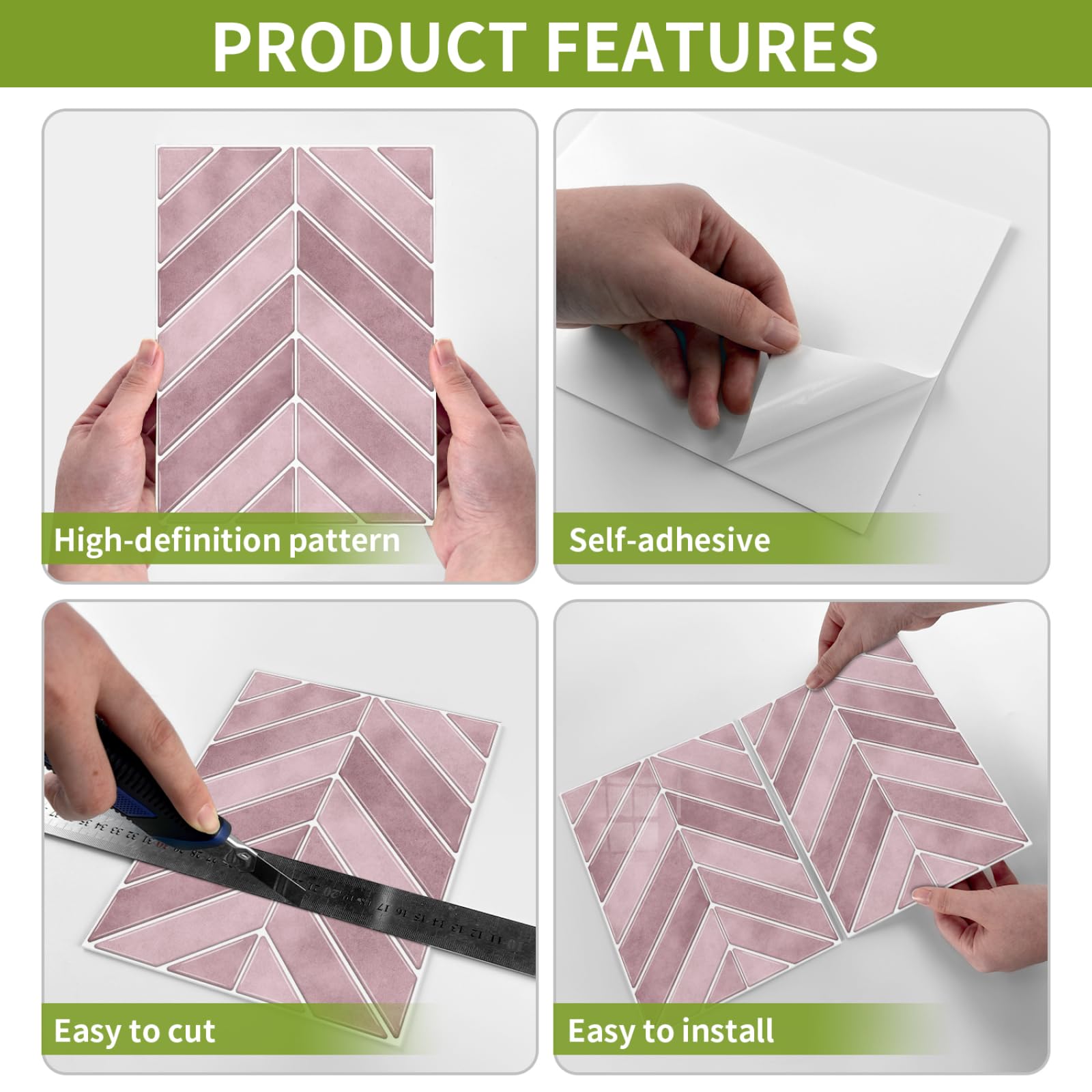 Pavimento Pvc Adesivo Piastrelle Adesive Cucina Bagno Adesivi Murali