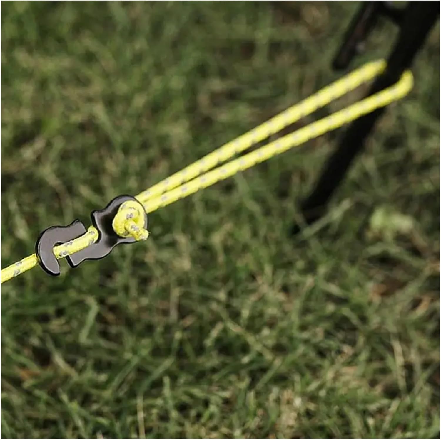 40 Pcs Aluminum Alloy Tent Rope Tensioner with S-Hook for Camping