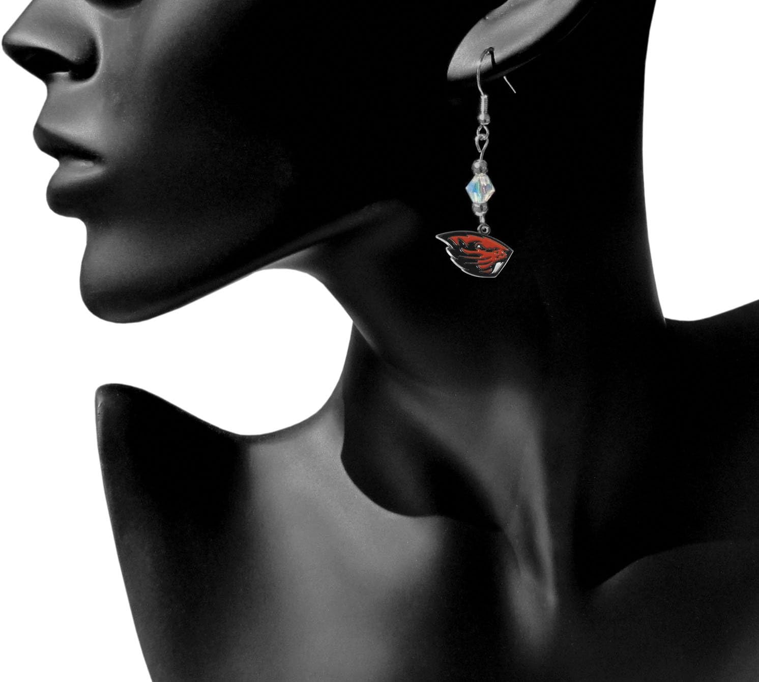 Siskiyou Sports NCAA Crystal Dangle Earrings - Image 2