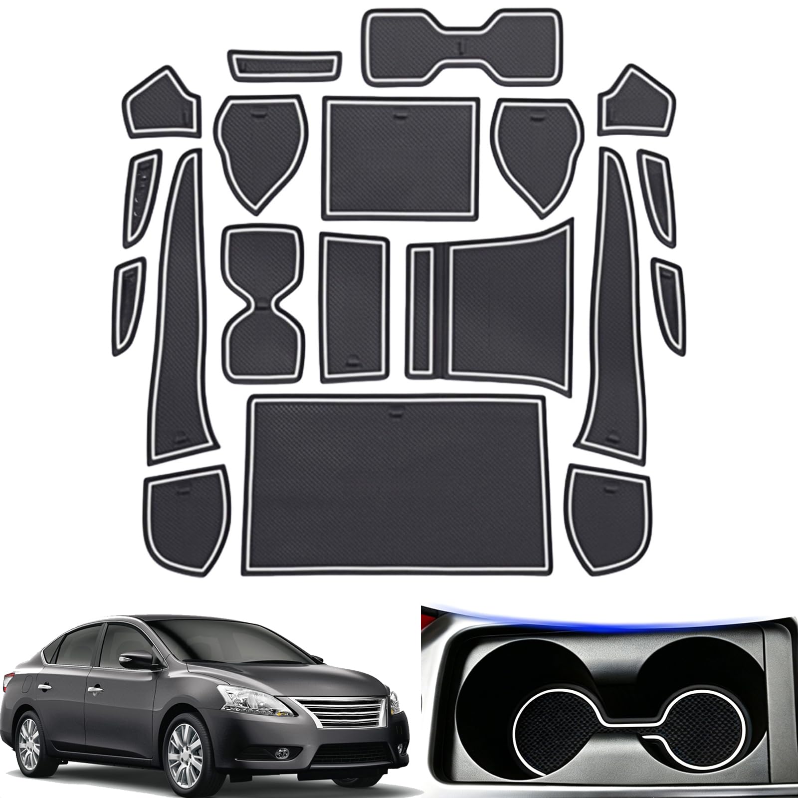 Forros de consola central Nissan Sylphy 2019-2020 interior personalizado