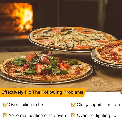 Miniatura 6 de Paquete de 2 encendedores de horno de gas PB040001, AP5315579, compatible con quemador de horno Viking Range