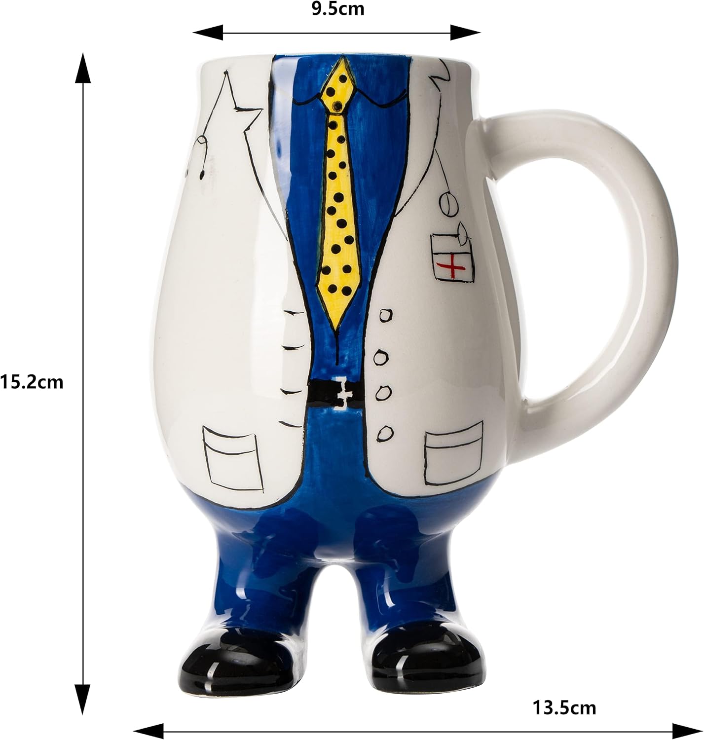 Doctor's Hand Painted Mug 14 Oz Medical Gift For Surgeon Nurse Student Cups image 2