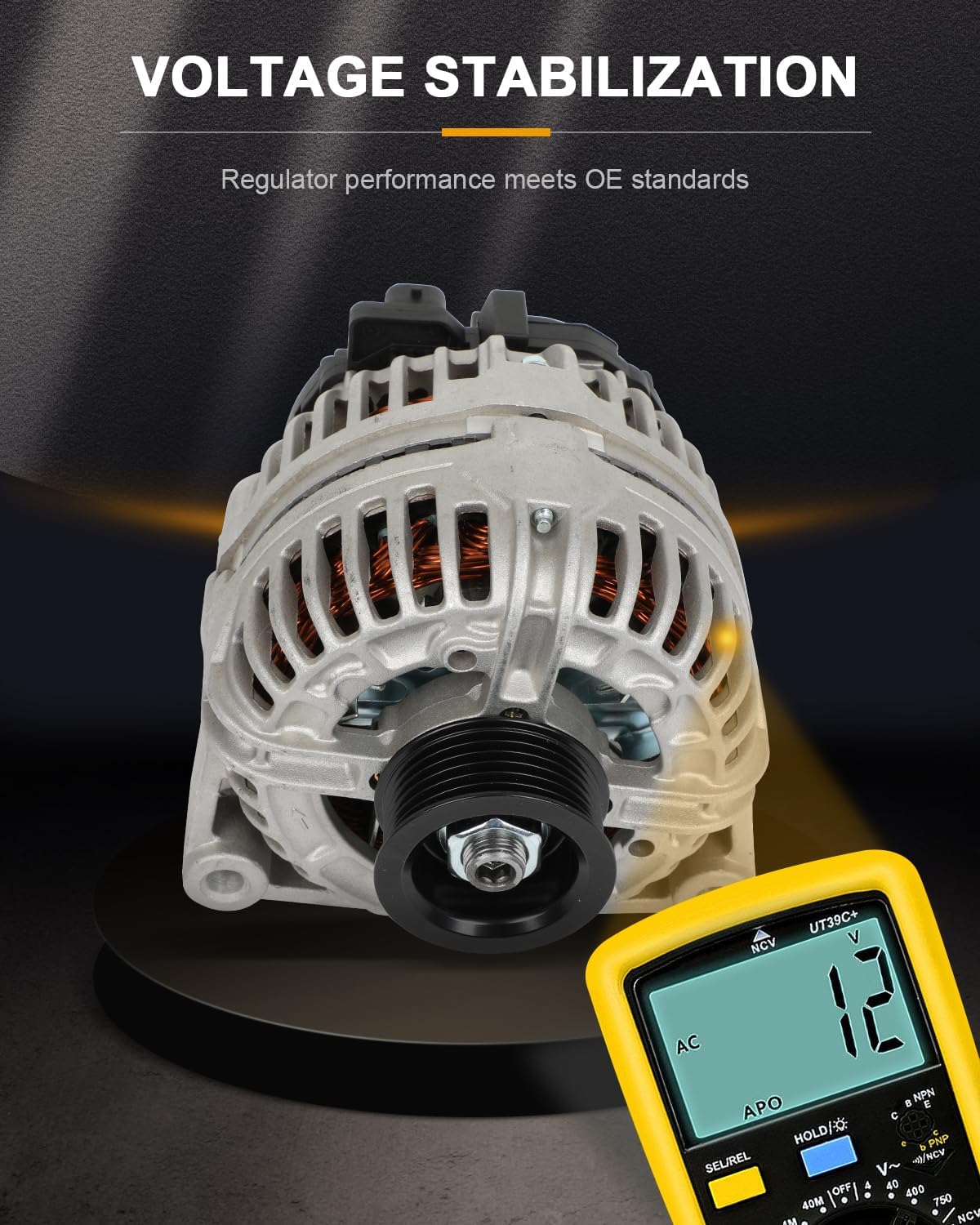 ROADFAR Alternator Compatible for for GMC for Sierra 3500 HD 2007,for GMC for Yukon 2005-2006,for GMC for Yukon XL 1500 2005-2006,for GMC for Yukon XL 2500 2005-2006, OE 11075