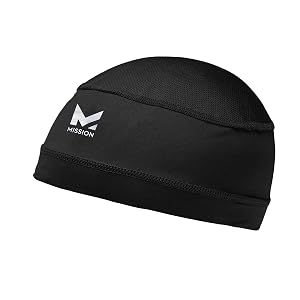 MISSION Cooling Helmet Liner - Lightweight Breathable - Cools Up to 2 Hours - UPF 50 Sun Protection