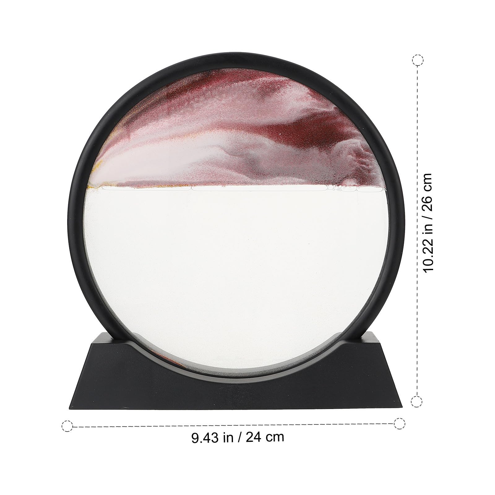 Ornement de Peinture de Sable Mouvant 3d, Décoration de Table Créative