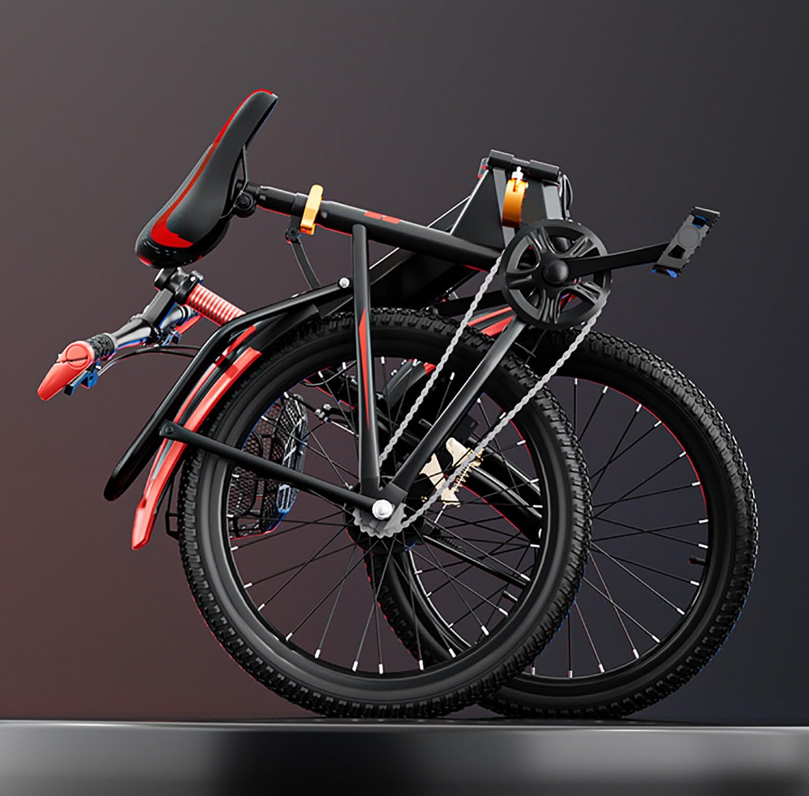 Bicicleta Plegable De 20 Pulgadas, Una Sola Velocidad, Para Adolescentes, Estudiantes, Ligera, Portátil, Para Hombres Y Mujeres B,20-inch