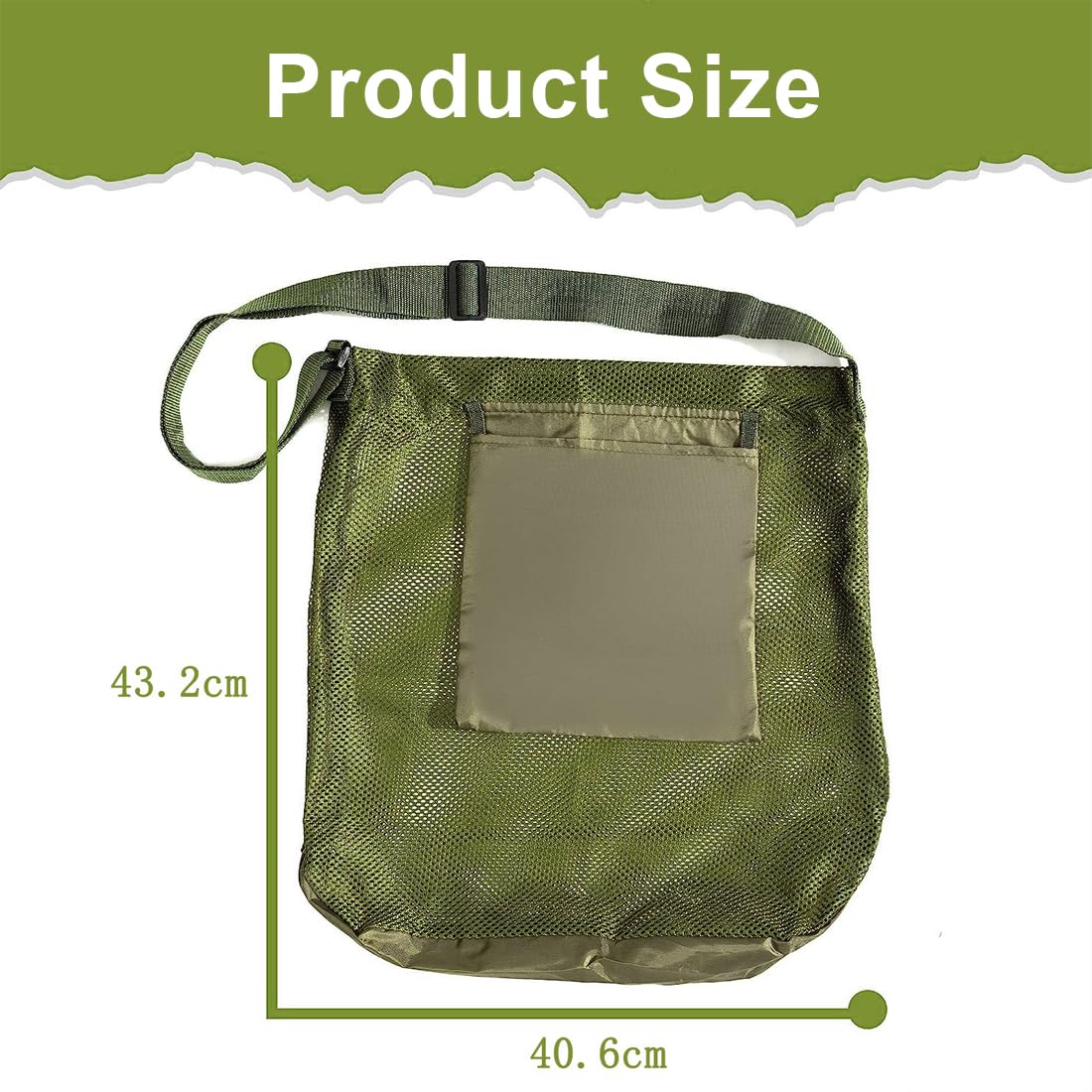 IKOPFLN Mochila Setas Bolsa Para Setas Bolsa De Caza De Setas Bolsa De Búsqueda De Hongos Bolsa De Caza De Hongos Con Cinturón De Hombro Ajustable Bolsa De Almacenamiento De Verduras