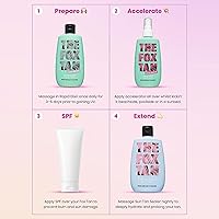 Vista 6 de The Fox Tan Bruma de bronceado rápido, acelerador de bronceado para bronceados más oscuros y rápidos, crea una piel bronceada dorada e impecable