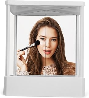 True Mirror Non Reversing Standing Makeup Van...