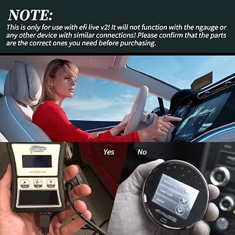 OBD-II إلى RJ45 كابل 6 قدم (1 PCS) يناسب كابل EFILive FlashScan V2 البديل