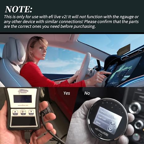 OBD-II إلى RJ45 كابل 6 قدم (1 PCS) يناسب كابل EFILive FlashScan V2 البديل