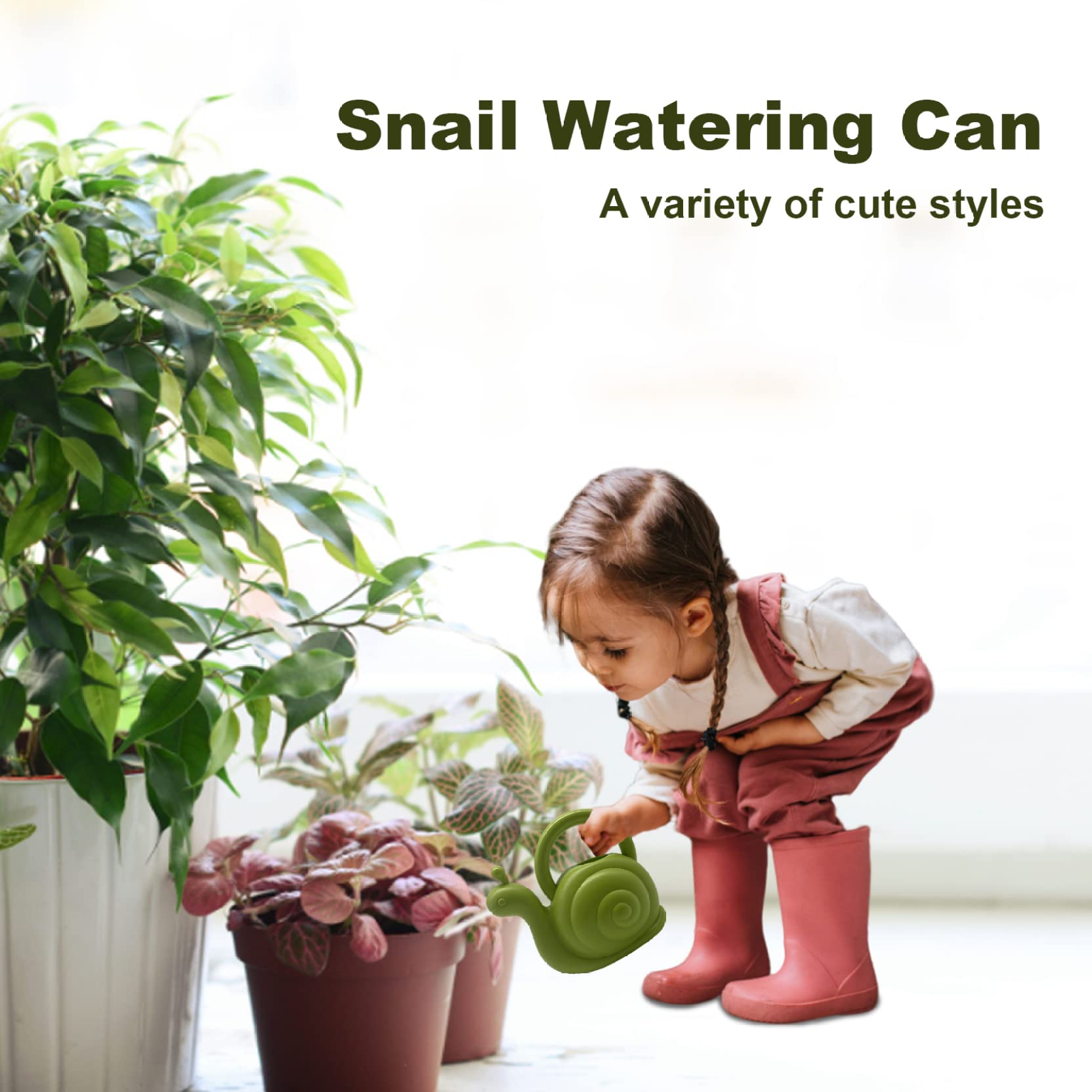 2 Pièces Avec Échelle Arrosoir Bouteilles D'Eau En Métal Petits