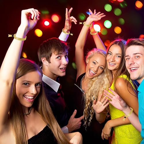 Miniatura 6 de Paquete de 100 pulseras de tela para eventos, pulseras de color, actividades de festivales de música, fiesta de club, Oktoberfest, pulsera de