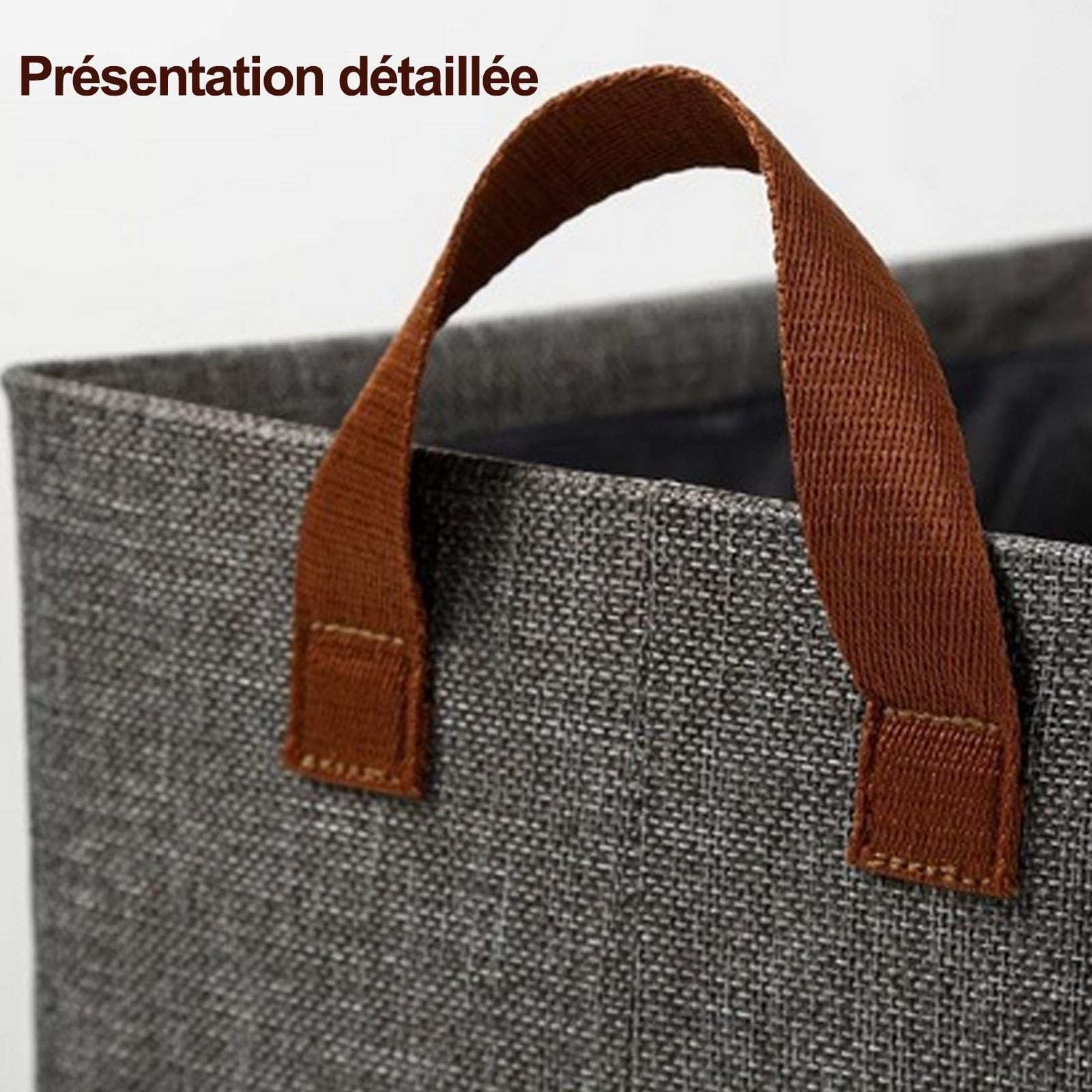casa corner BoxyTidy - Boîte de Rangement Pliable Ultra Résistante，(30 x 46 x 20 cm), idéale pour ranger vêtements, jouets et fournitures de bureau