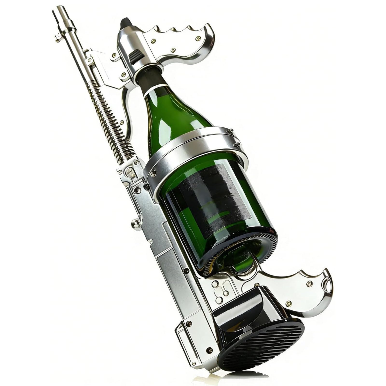 Pistola spara-Champagne,Bottiglia di Champagne Pistola Silver