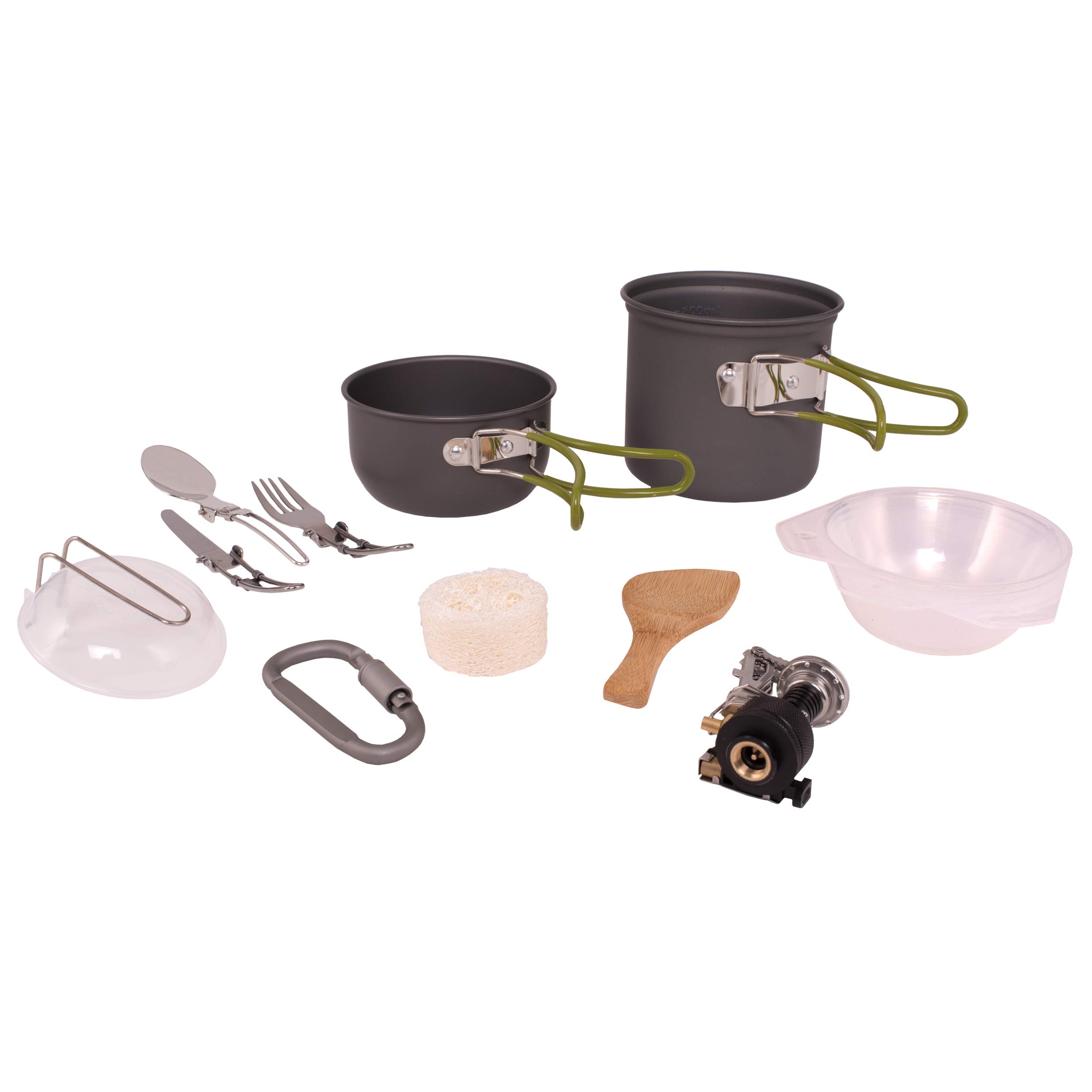 OSAGE RIVER Camp Mess Kit with Stove, Cookware, and Utensils